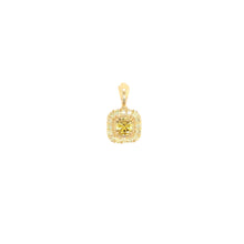 Load image into Gallery viewer, pendant - 0.31 golden yellow diamond - 18k yellow gold
