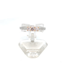 Load image into Gallery viewer, light pink diamond stackable ring
