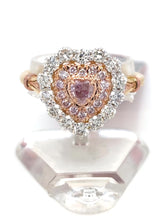 Load and play video in Gallery viewer, ring - fancy brownish pink diamond
