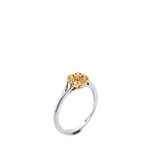 Load image into Gallery viewer, Ring - 0.18ct Yellow Diamond - 18K Yellow &amp; White Gold
