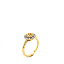 Load image into Gallery viewer, Ring - 0.11ct Orange Diamond - 18K Yellow Gold
