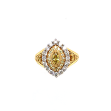 Load image into Gallery viewer, Ring - 0.43ct Fancy Intense Yellow Diamond - 18K Yellow Gold
